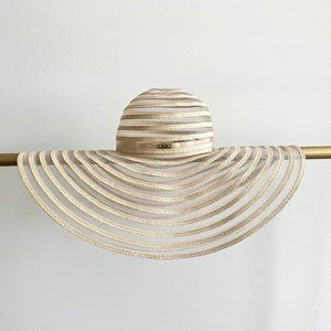 Tan Mesh Sun Hat